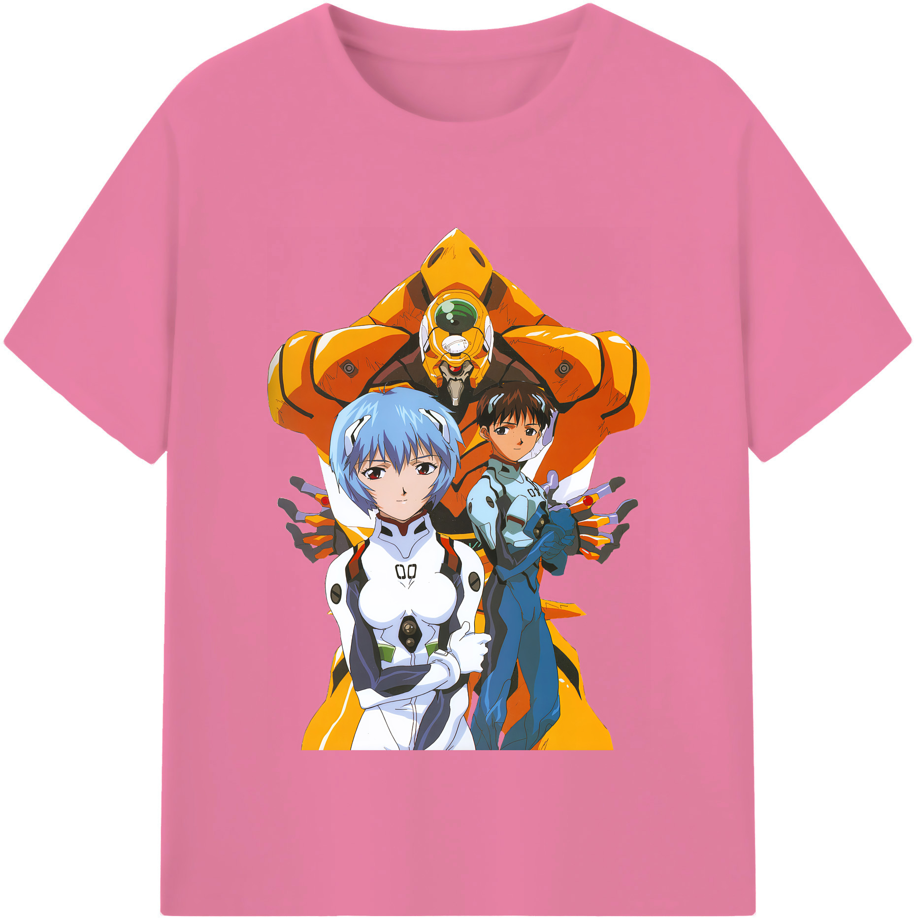 （画像用） EVA 新世紀エヴァンゲリオン 綿100％半袖Tシャツ（フロントプリント）